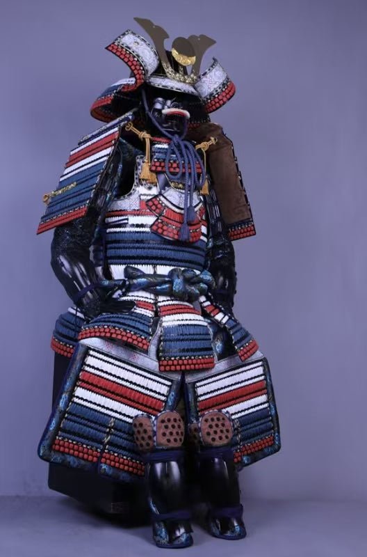 Fine Class Wearable Japanese Armor Traditional Samurai Suit - Blue - Explorers Gifts