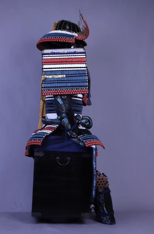 Fine Class Wearable Japanese Armor Traditional Samurai Suit - Blue - Explorers Gifts
