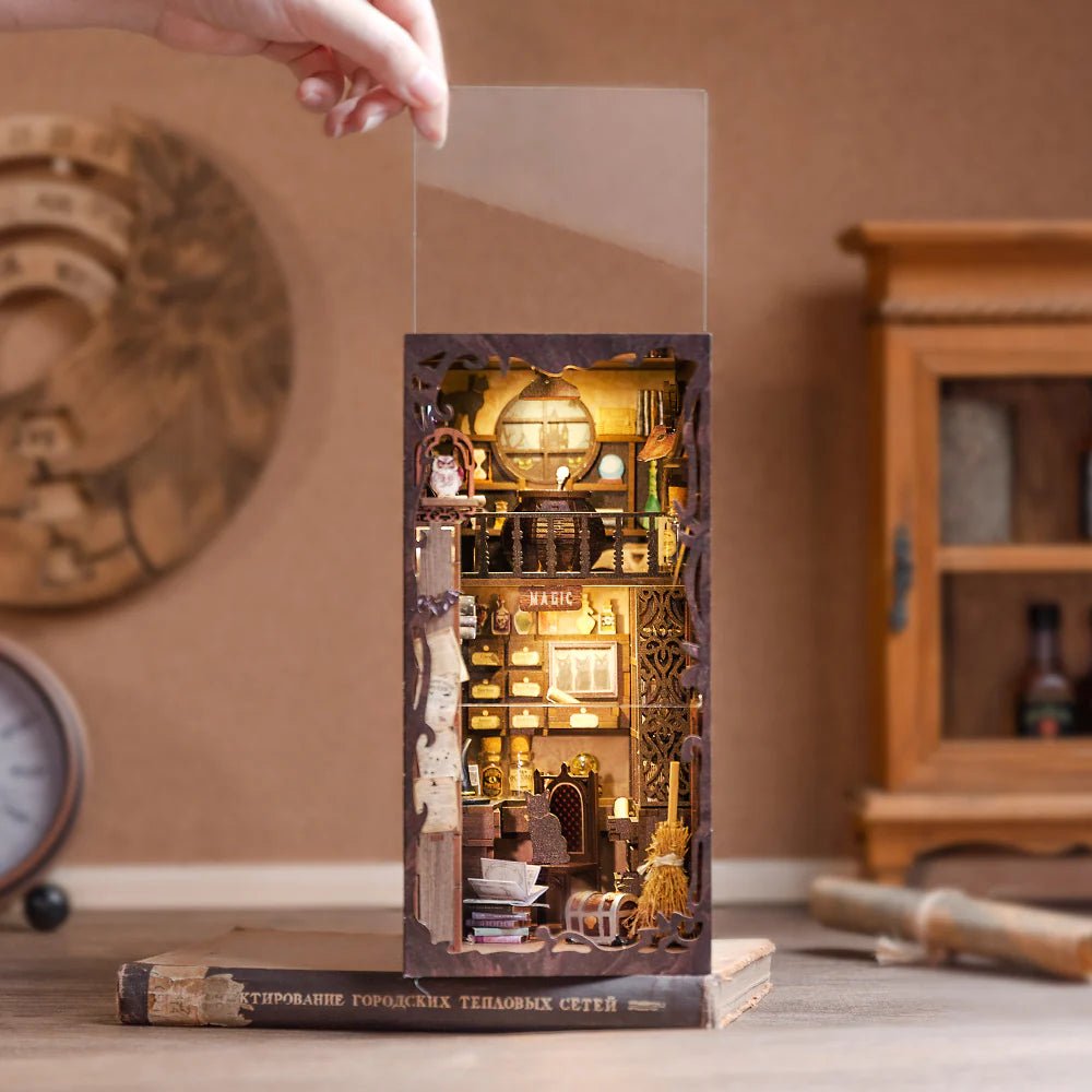 Explorers 3D Wooden Puzzle Bookend Magic Pharmacist 282 Pcs - Explorers Gifts