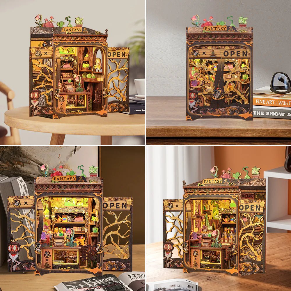 Explorers 3D Wooden Puzzle Fantasy Plant Shop 146 Pcs - Explorers Gifts