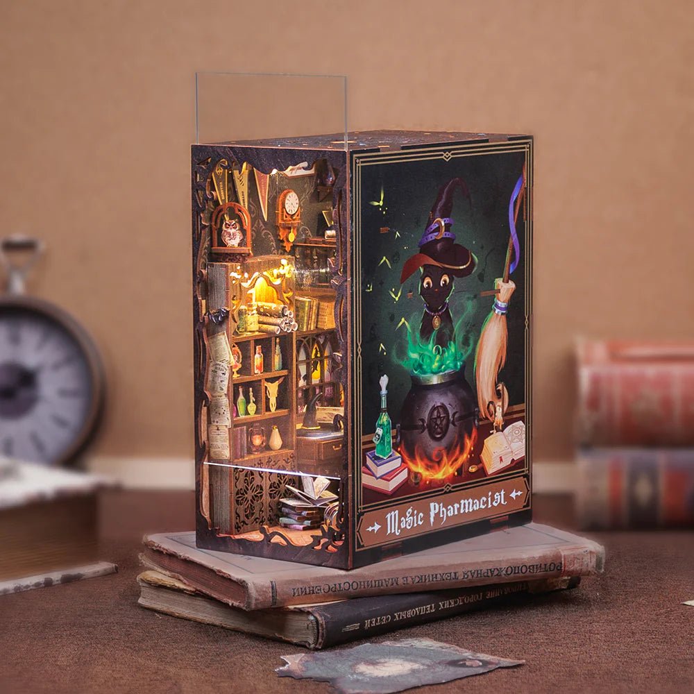 Explorers 3D Wooden Puzzle Bookend Magic Pharmacist 282 Pcs - Explorers Gifts