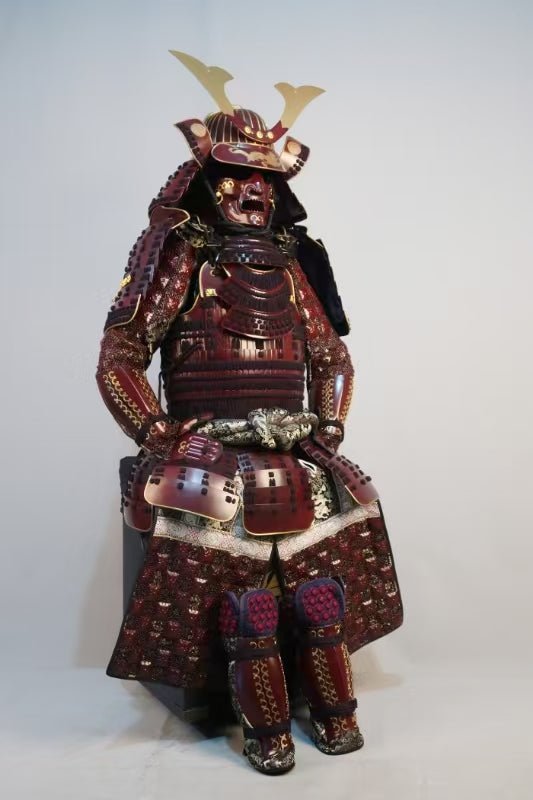 Fine Class Wearable Japanese Armor Traditional Samurai Suit - Red - Explorers Gifts