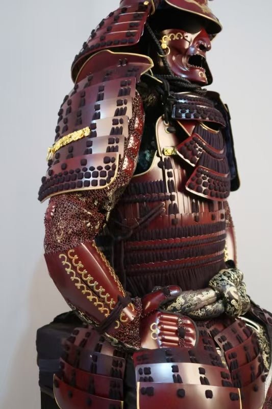Fine Class Wearable Japanese Armor Traditional Samurai Suit - Red - Explorers Gifts