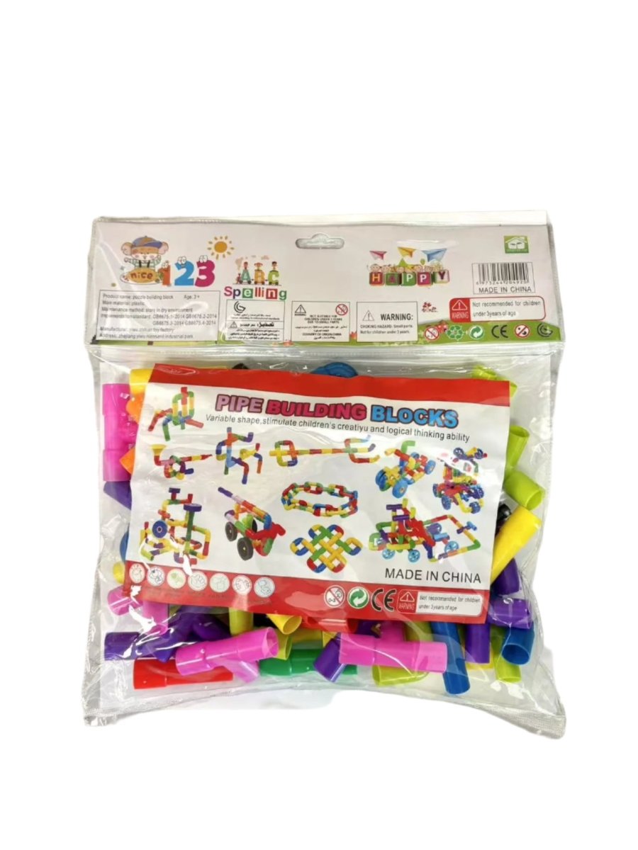 Explorers Pipe Buliding Block Bag - Explorers Gifts