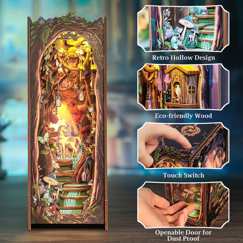 Explorers 3D Wooden Puzzle Bookend The Grace of The Forest - Explorers Gifts
