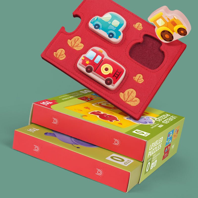 TOI World Enlightenment Puzzle Leveled Puzzles 3 in 1 Progressive Puzzles Step 0 - Explorers Gifts