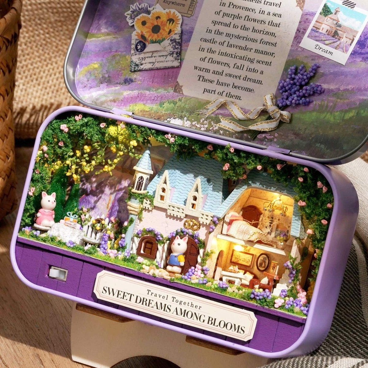 Explorers 3D Wooden Puzzle Box Sweet Dreams Among Blooms - Explorers Gifts