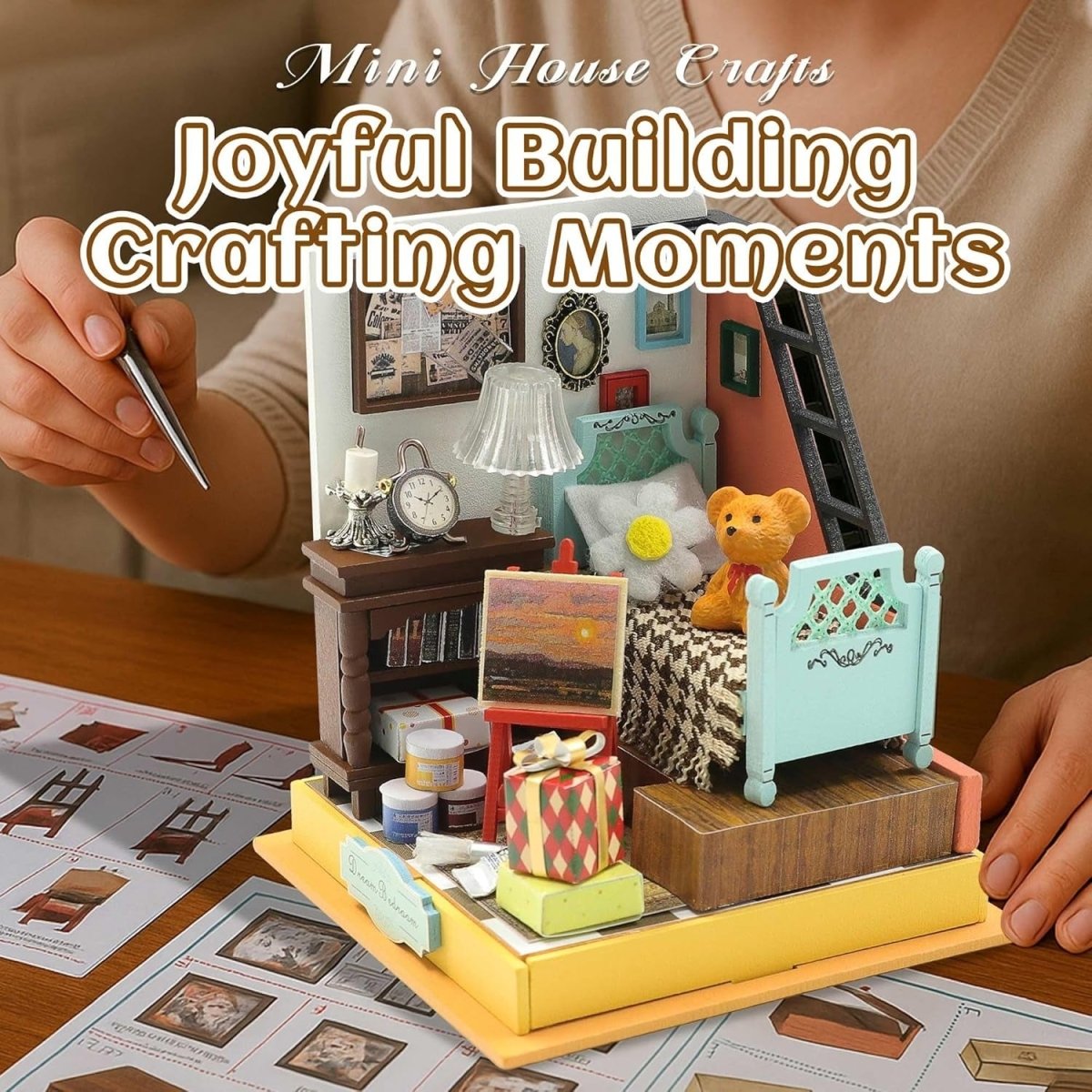 Explorers 3D Wooden Puzzle Dream Bedroom - Explorers Gifts