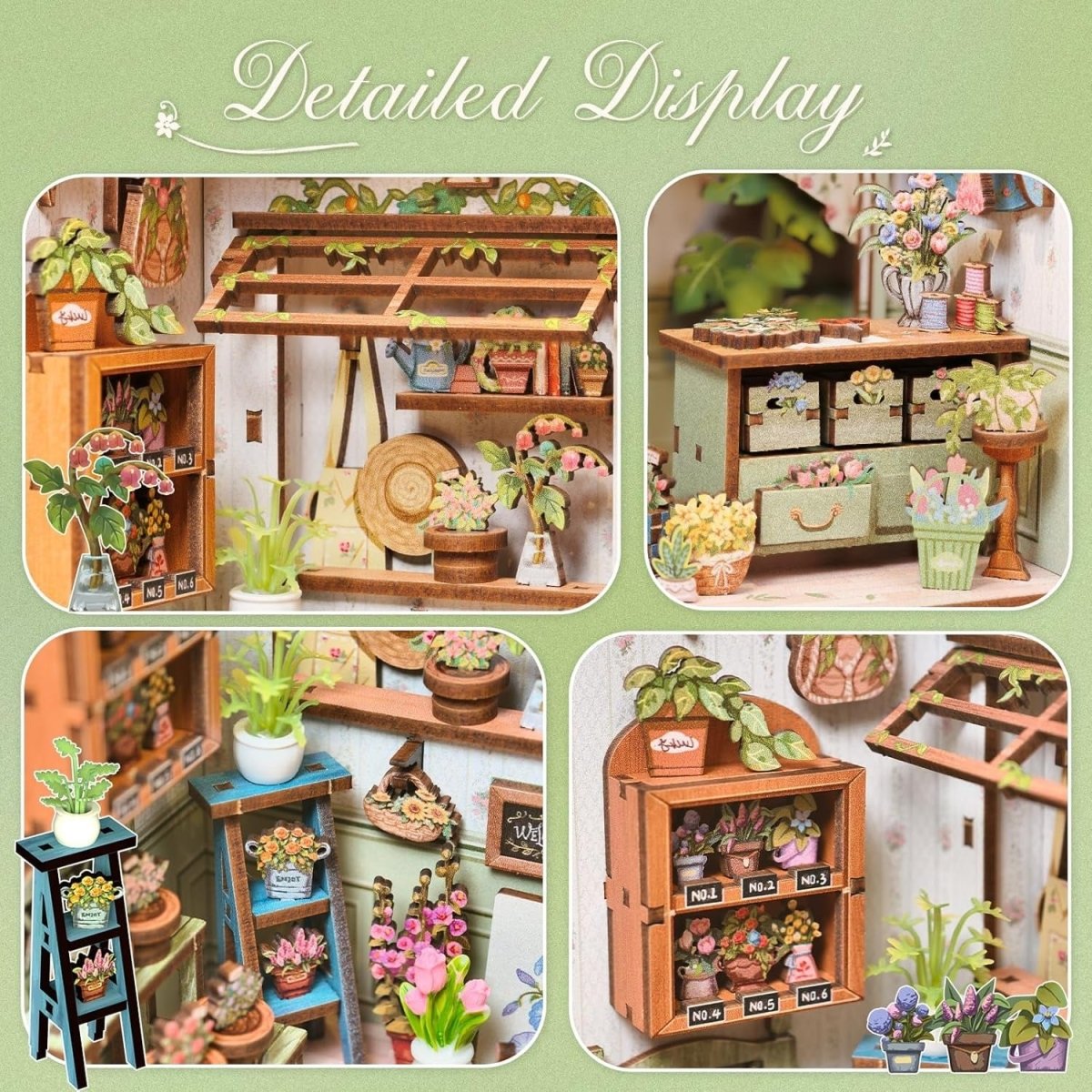 Explorers 3D Wooden Puzzle Champs Elysees Florist 199 Pcs - Explorers Gifts