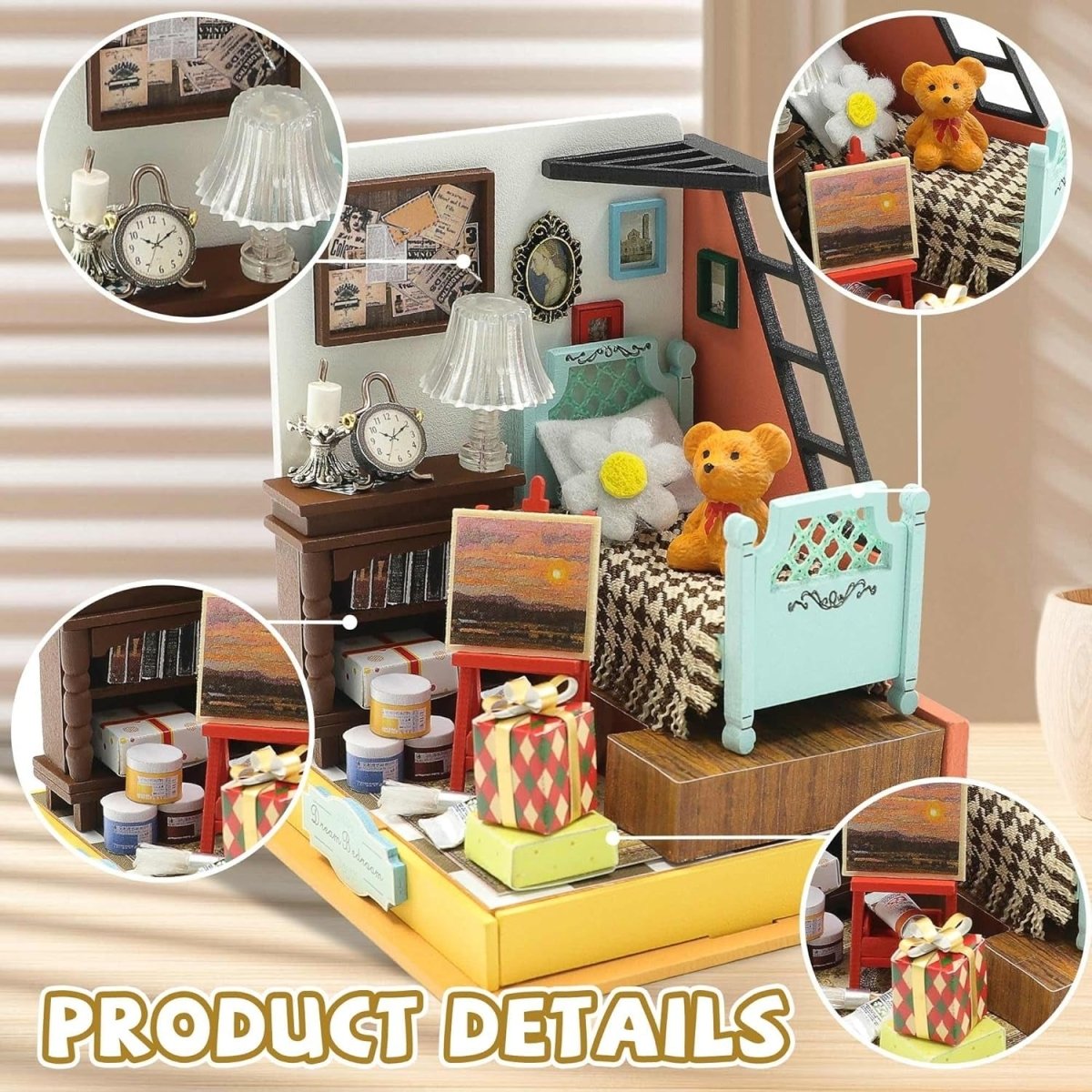 Explorers 3D Wooden Puzzle Dream Bedroom - Explorers Gifts