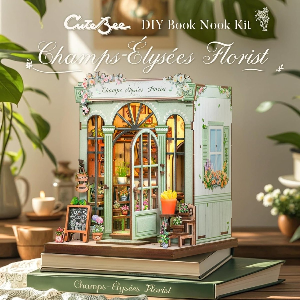 Explorers 3D Wooden Puzzle Champs Elysees Florist 199 Pcs - Explorers Gifts