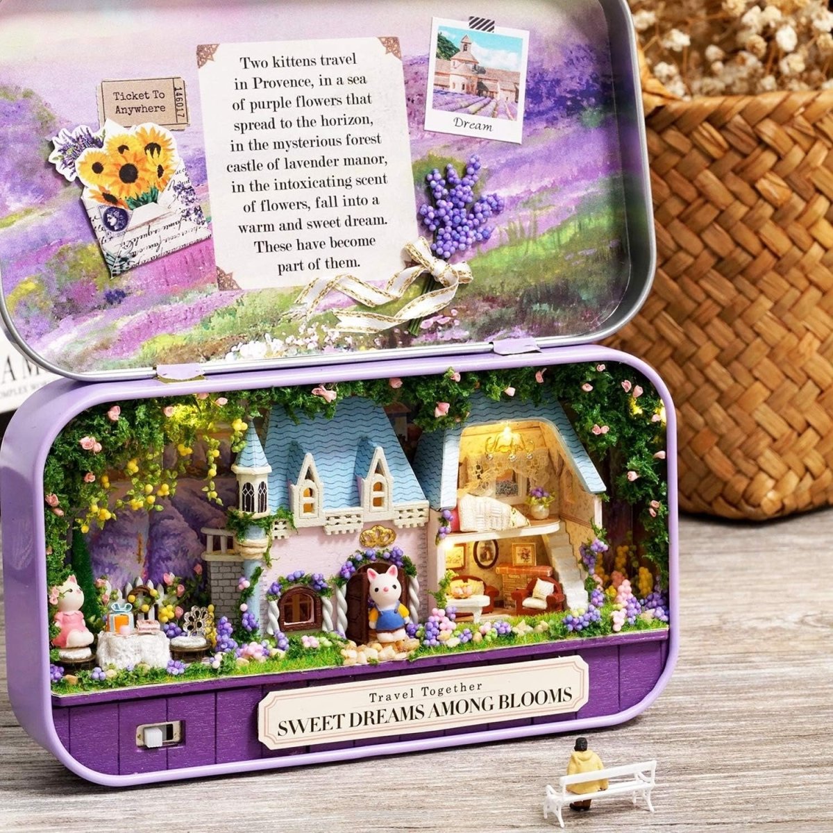 Explorers 3D Wooden Puzzle Box Sweet Dreams Among Blooms - Explorers Gifts