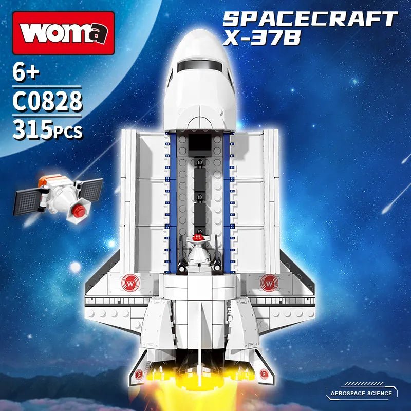 WOMA Aerospace Science Series Spacecraft Block Toys 315 Pcs - Explorers Gifts