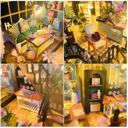 Explorers 3D Wooden Puzzle Dancy Flower House - Explorers Gifts
