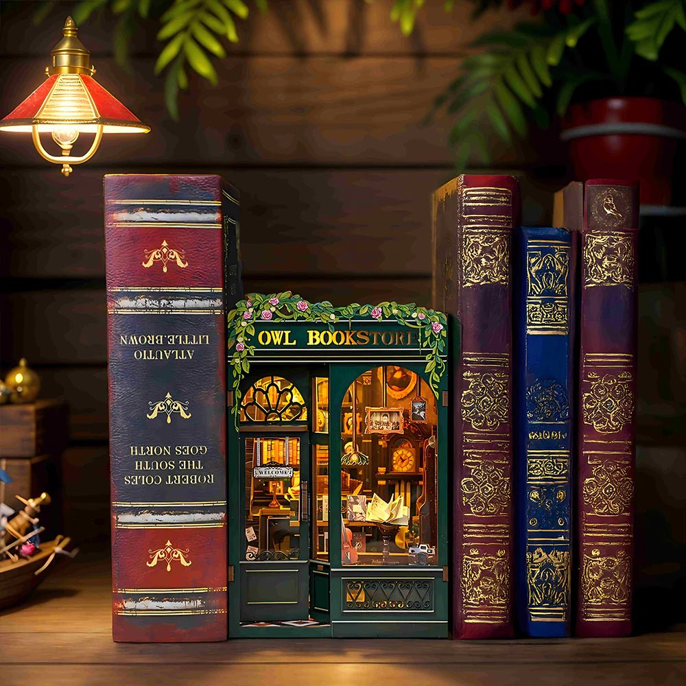Explorers 3D Wooden Puzzle Owl Book Store 139 Pcs - Explorers Gifts