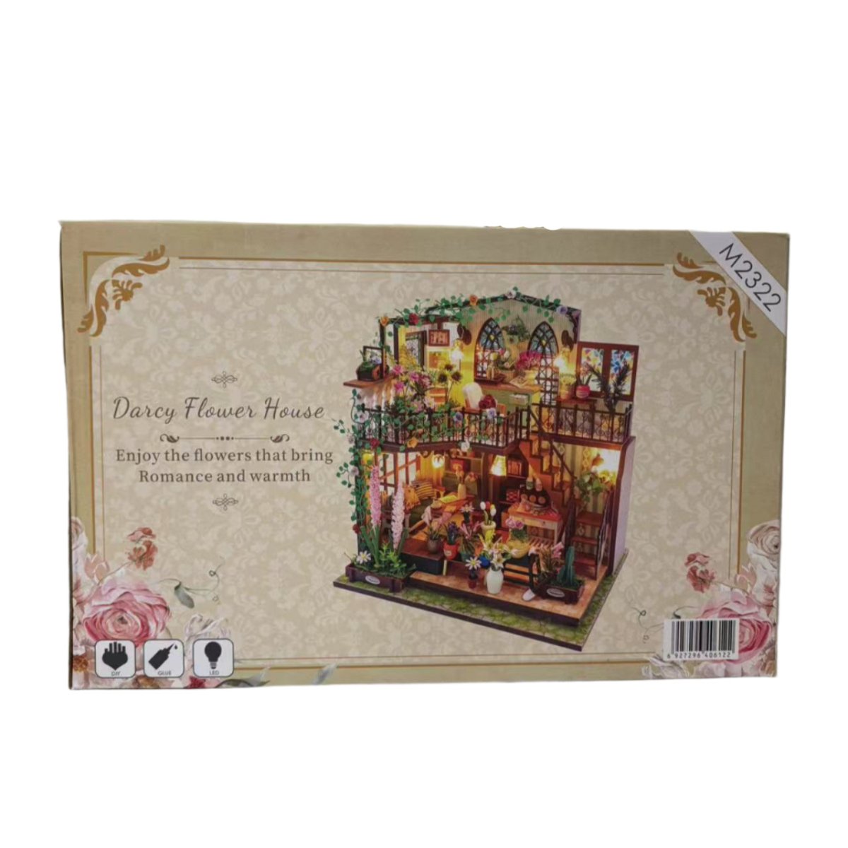 Explorers 3D Wooden Puzzle Dancy Flower House - Explorers Gifts