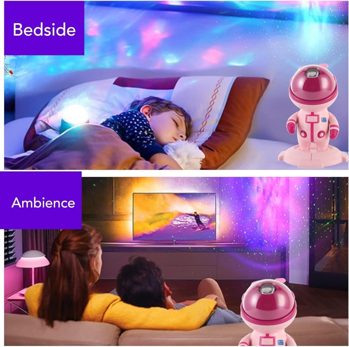 Explorers StarBoy Star Projector Light Pink - Explorers Gifts