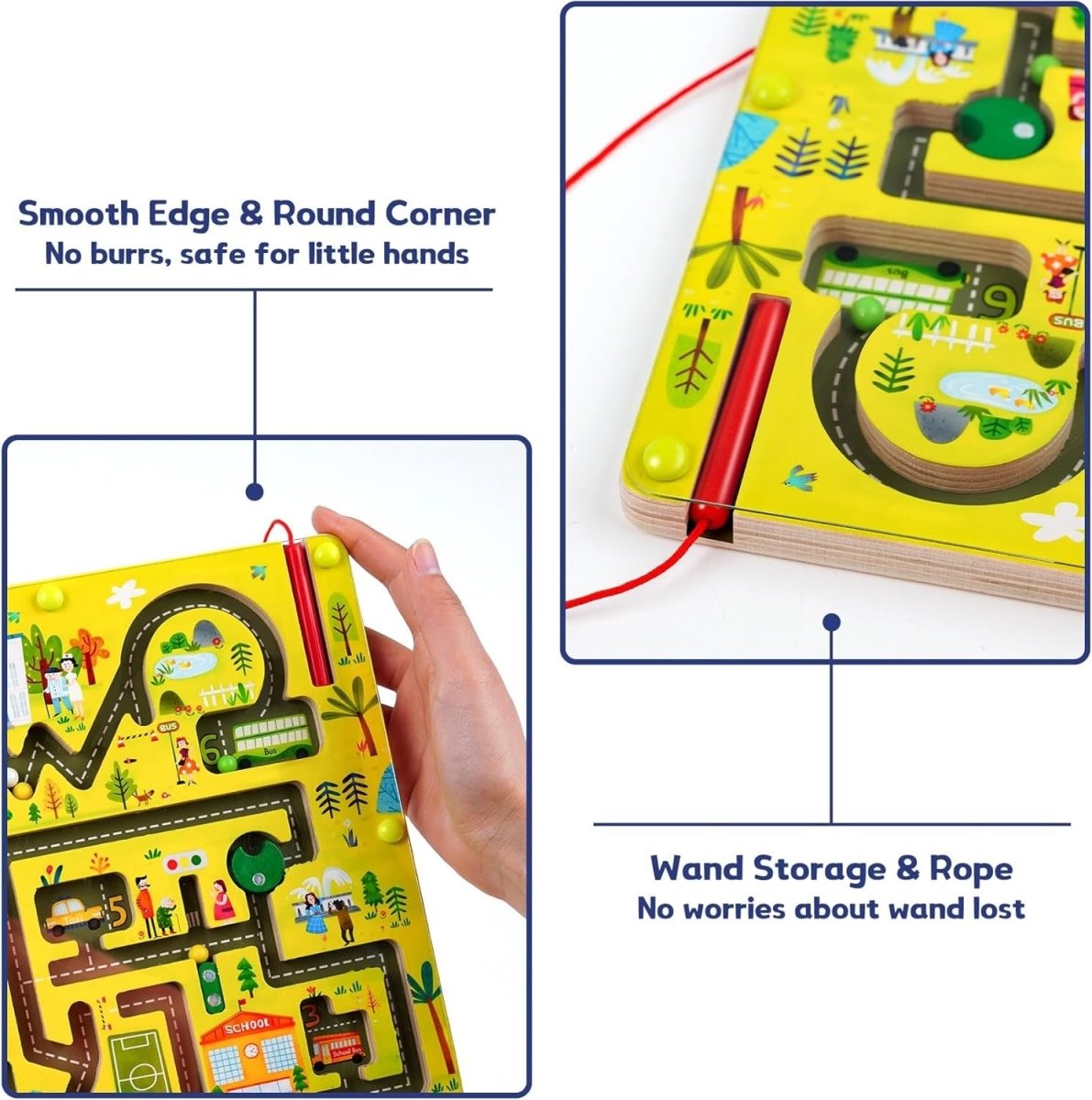 TOI World Magnetic MAZE Traffic - Explorers Gifts