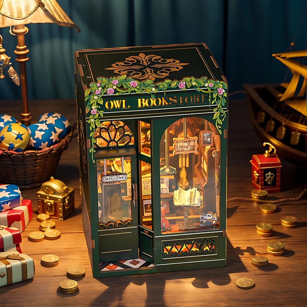 Explorers 3D Wooden Puzzle Owl Book Store 139 Pcs - Explorers Gifts