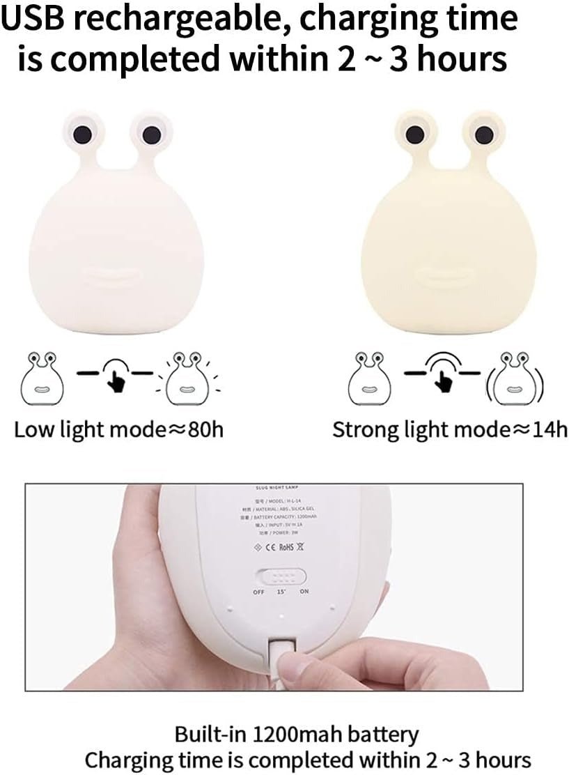 Explorers Lovely Slug Night Light - Explorers Gifts