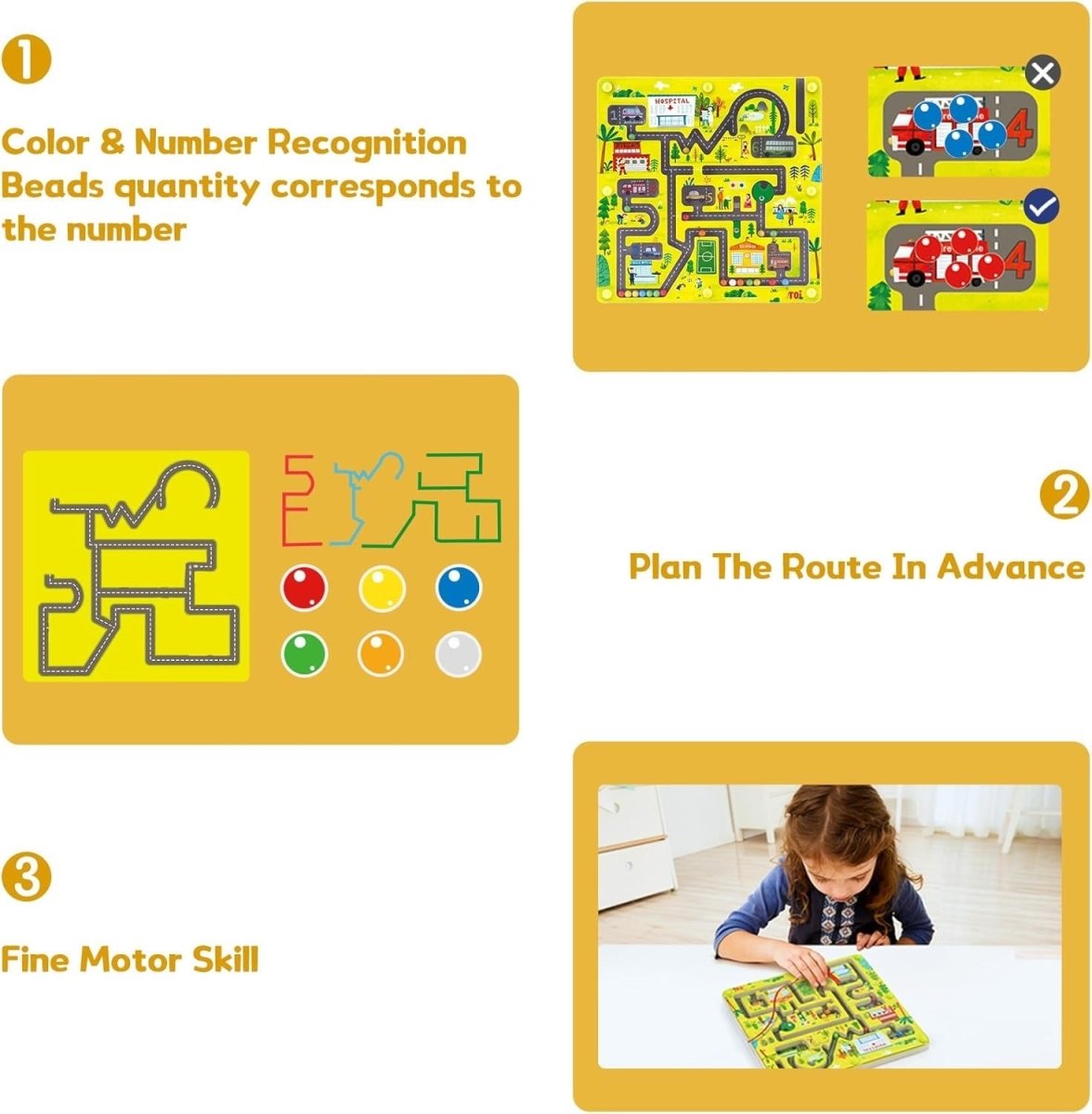 TOI World Magnetic MAZE Traffic - Explorers Gifts
