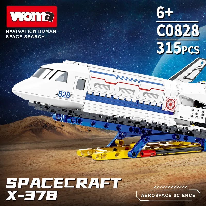 WOMA Aerospace Science Series Spacecraft Block Toys 315 Pcs - Explorers Gifts