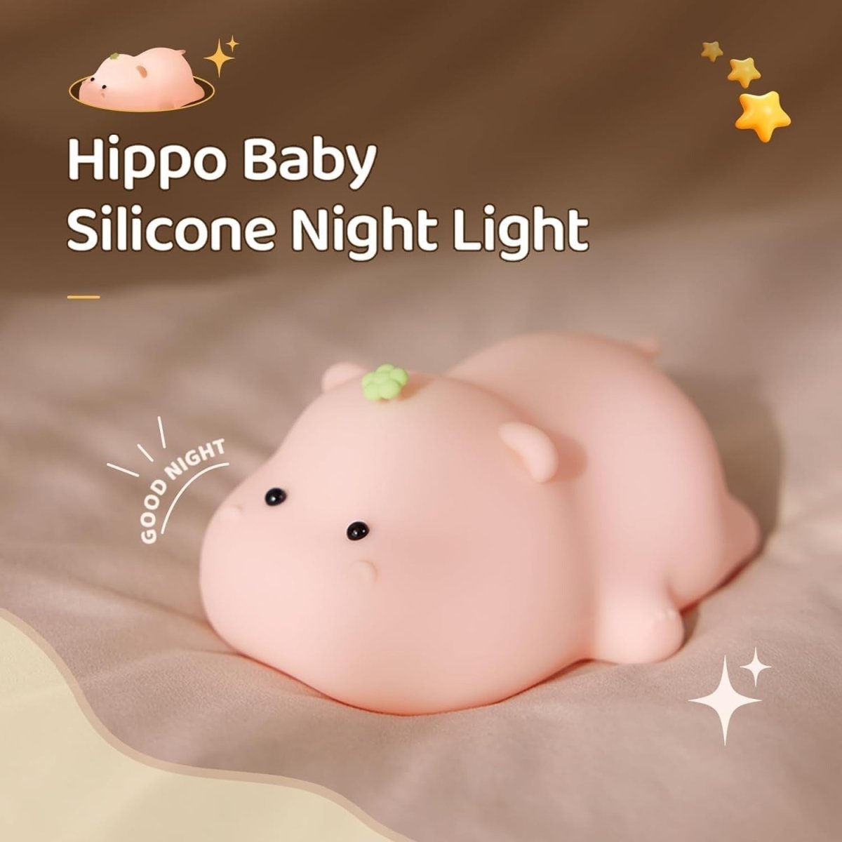 Explorers Baby Hippo Night Light - Explorers Gifts