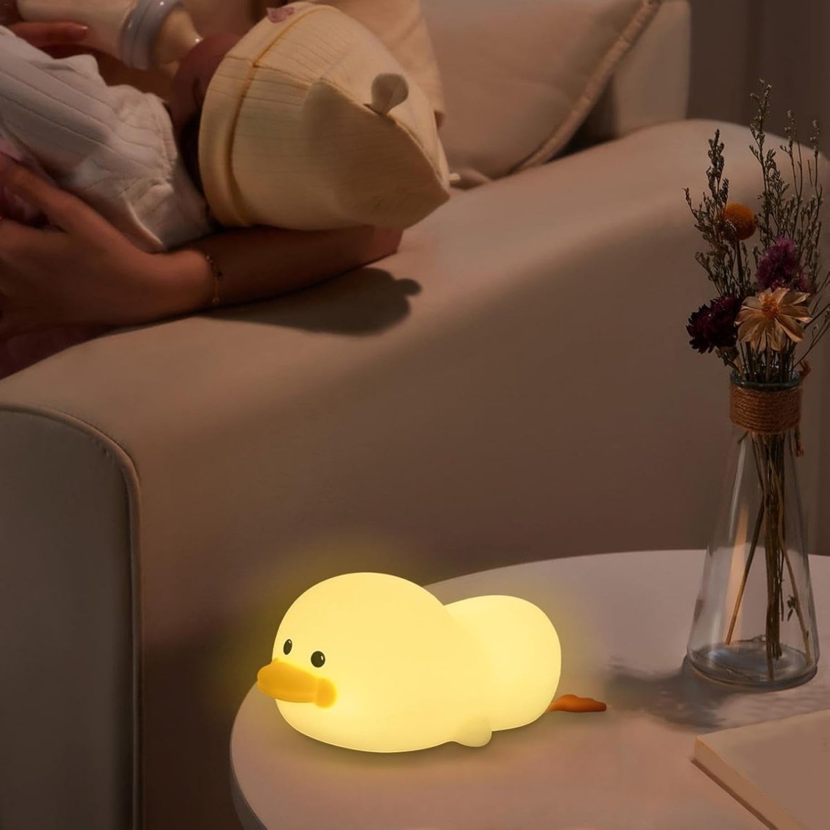 Explorers Pretty Duck Night Light Seven Colours - Explorers Gifts