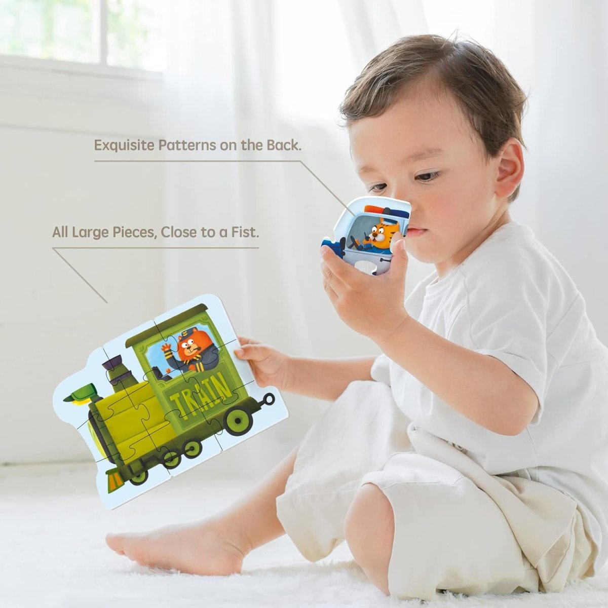 TOI World My First Puzzles Traffic 7 in 1 Puzzles - Explorers Gifts
