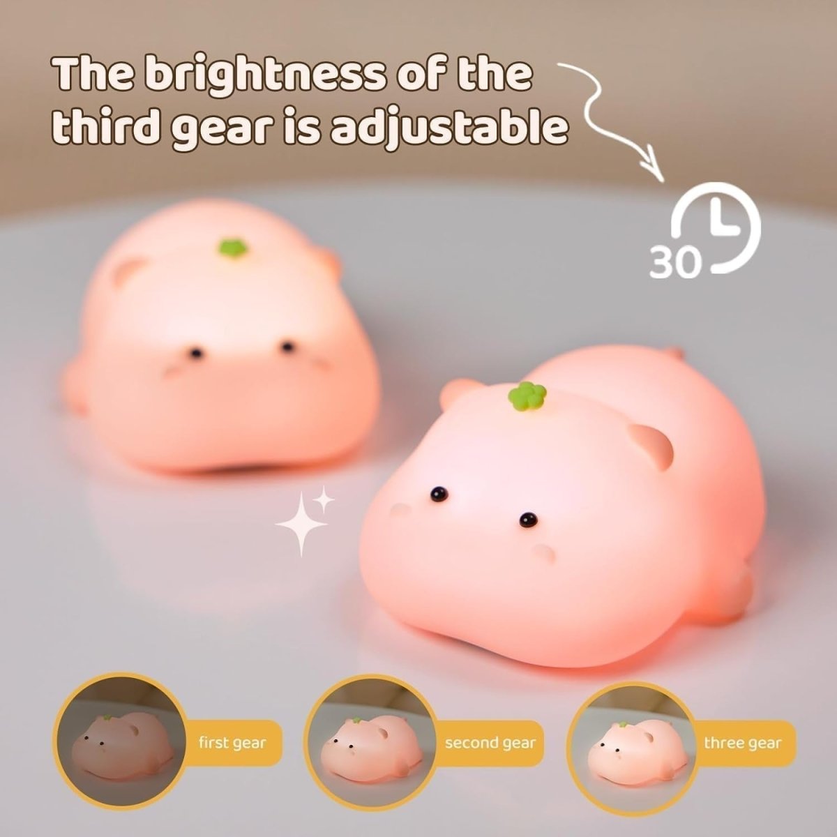 Explorers Baby Hippo Night Light - Explorers Gifts