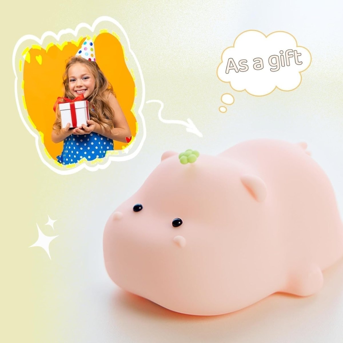 Explorers Baby Hippo Night Light - Explorers Gifts