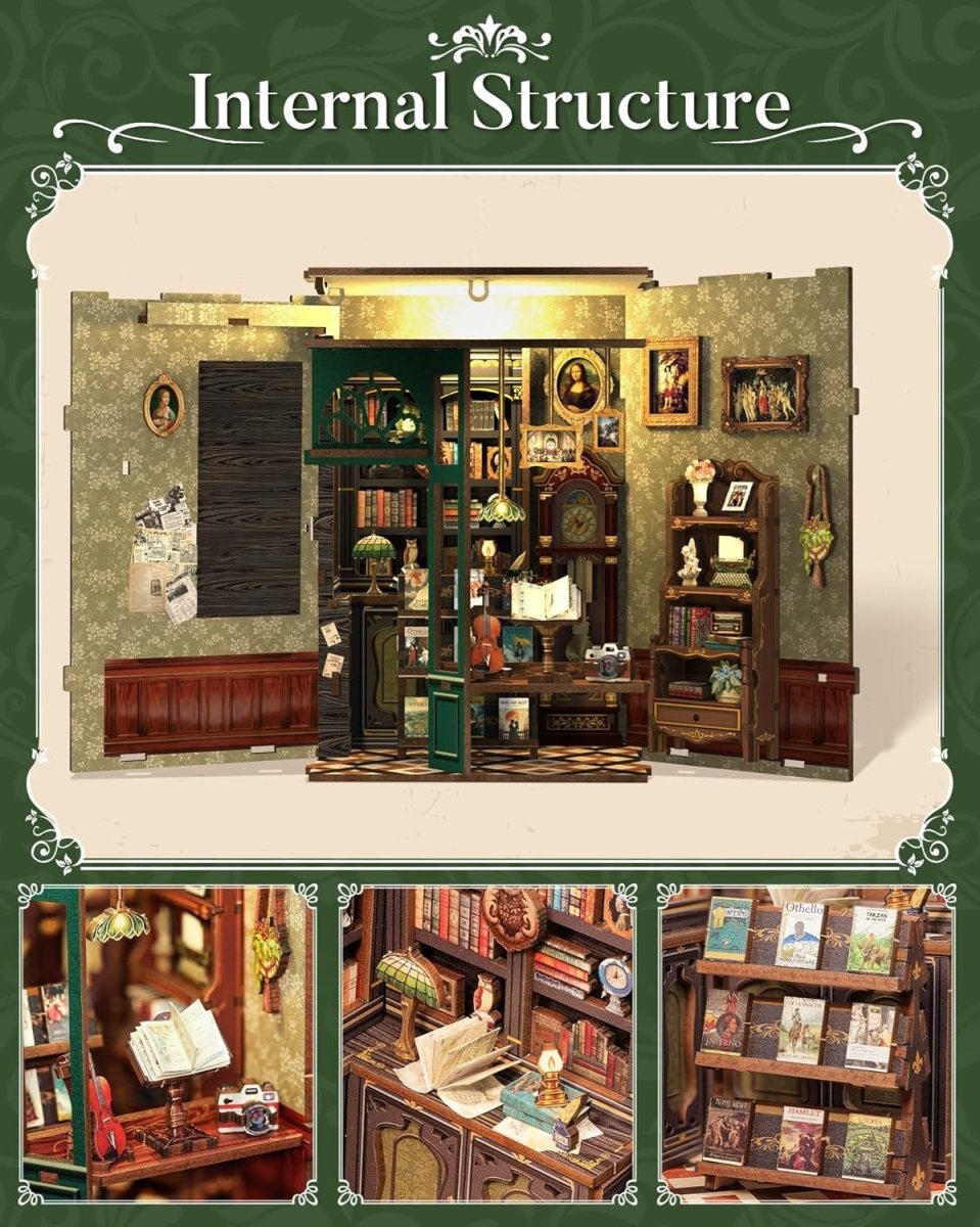 Explorers 3D Wooden Puzzle Owl Book Store 139 Pcs - Explorers Gifts