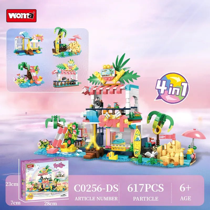 WOMA Fairy Land Block Toys 617 Pcs - Explorers Gifts