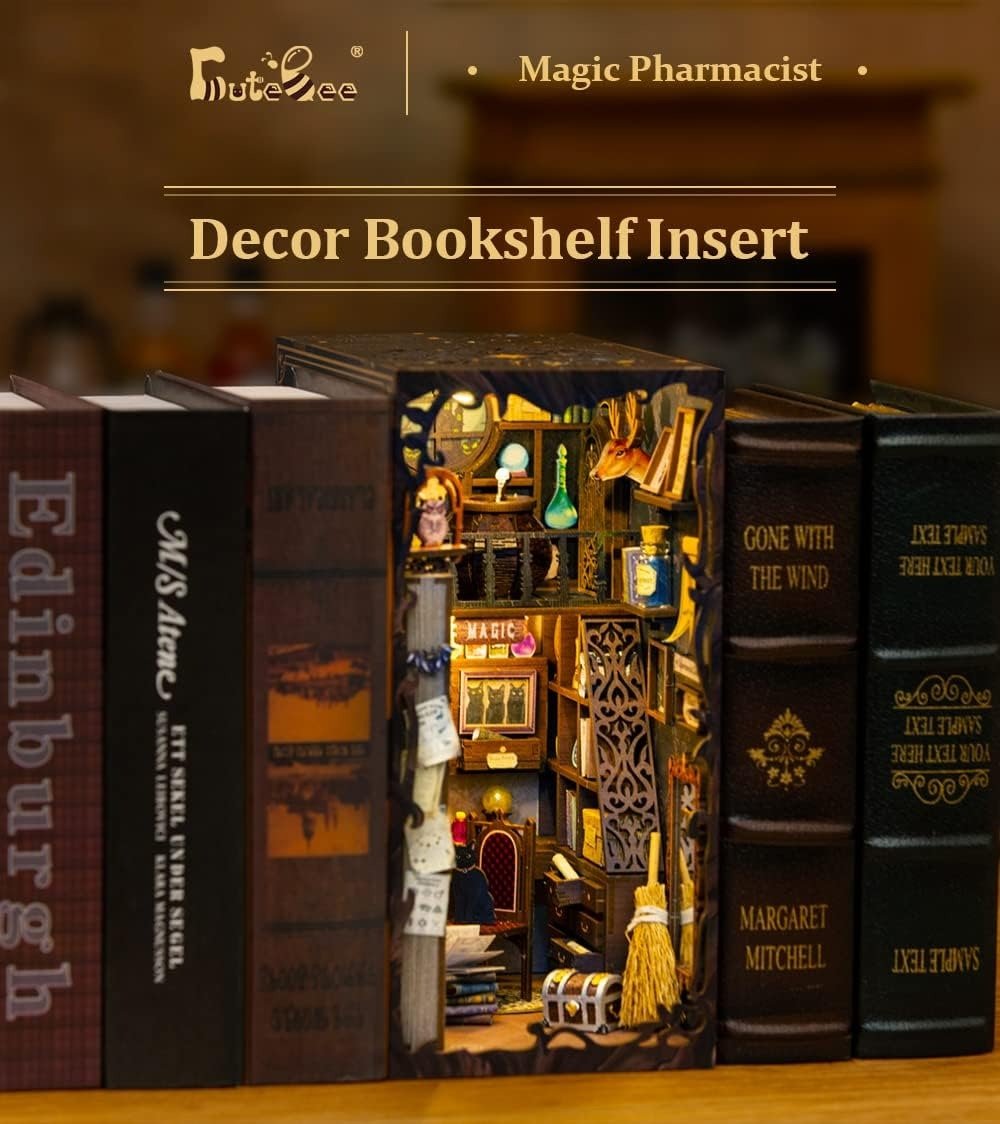 Explorers 3D Wooden Puzzle Bookend Magic Pharmacist 282 Pcs - Explorers Gifts