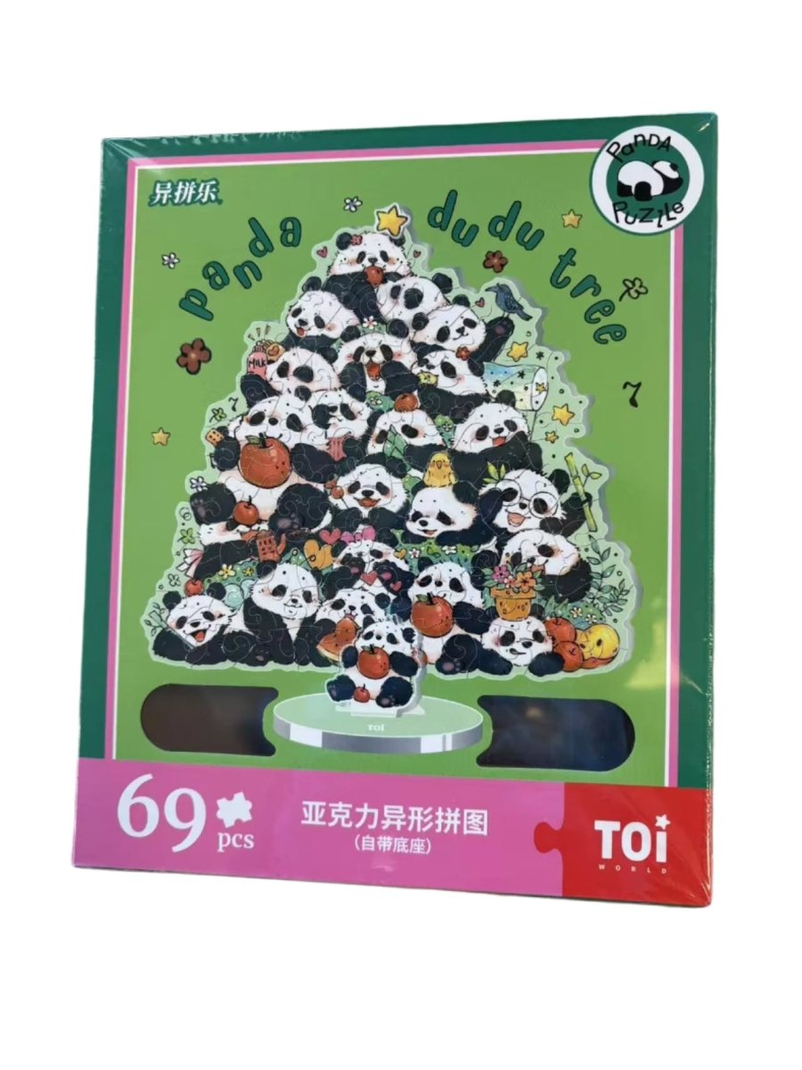 TOI World Panda Acrylic Jigsaw Puzzle 69 Pcs - Explorers Gifts