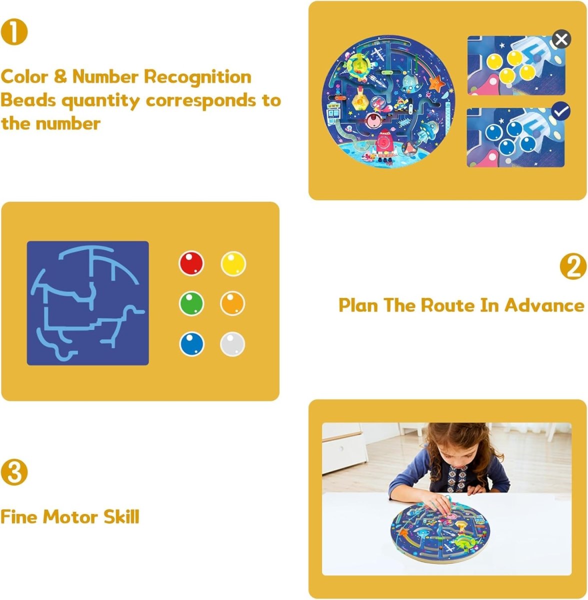 TOI World Magnetic MAZE Aerospace - Explorers Gifts
