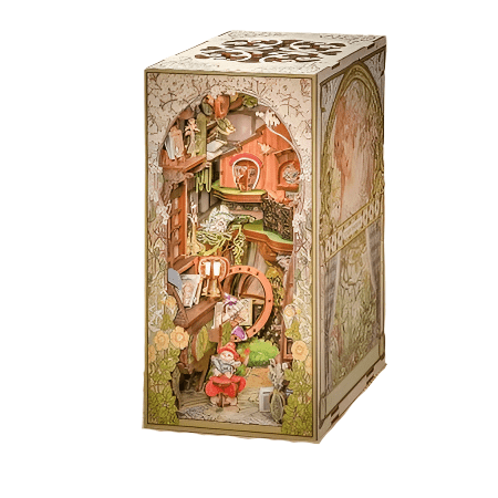 Explorers 3D Wooden Puzzle Bookend Elven Paradise 282 Pcs - Explorers Gifts