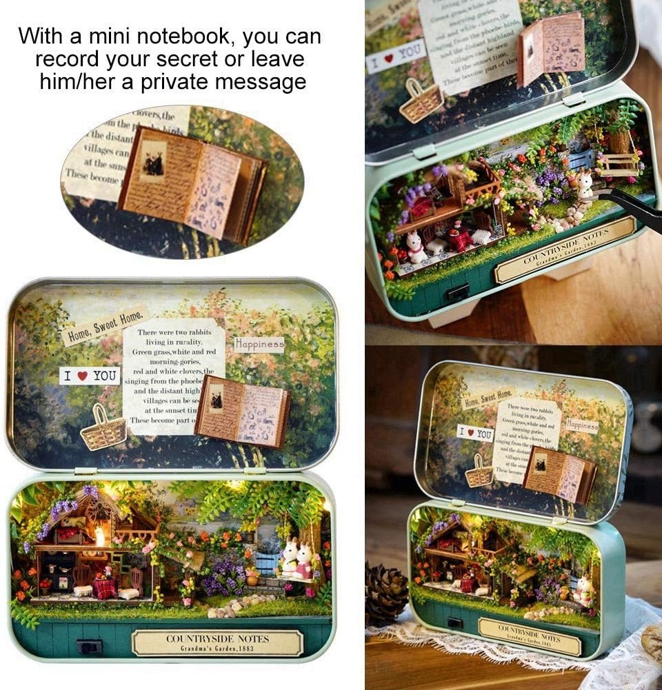 Explorers 3D Wooden Puzzle Box Countryside Notes - Explorers Gifts