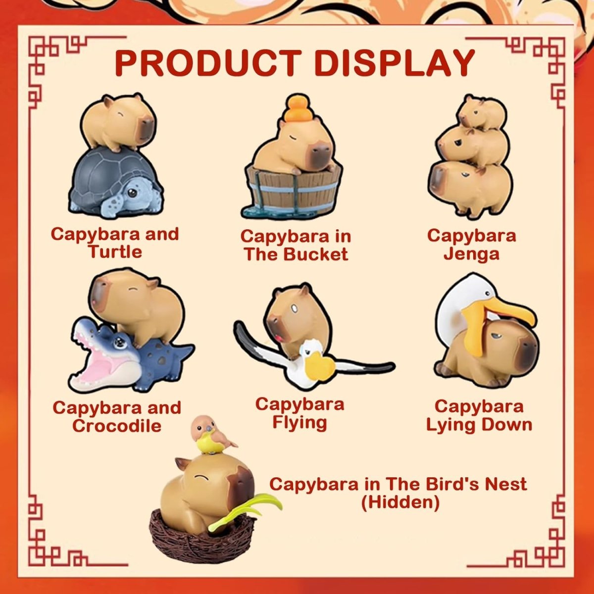 Cartoon Cute Capybara Trendy Blind Box - Explorers Gifts
