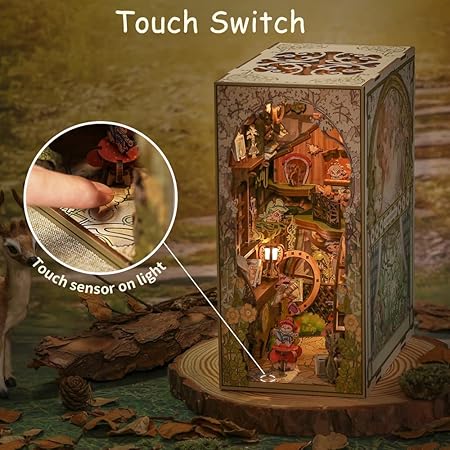 Explorers 3D Wooden Puzzle Bookend Elven Paradise 282 Pcs - Explorers Gifts