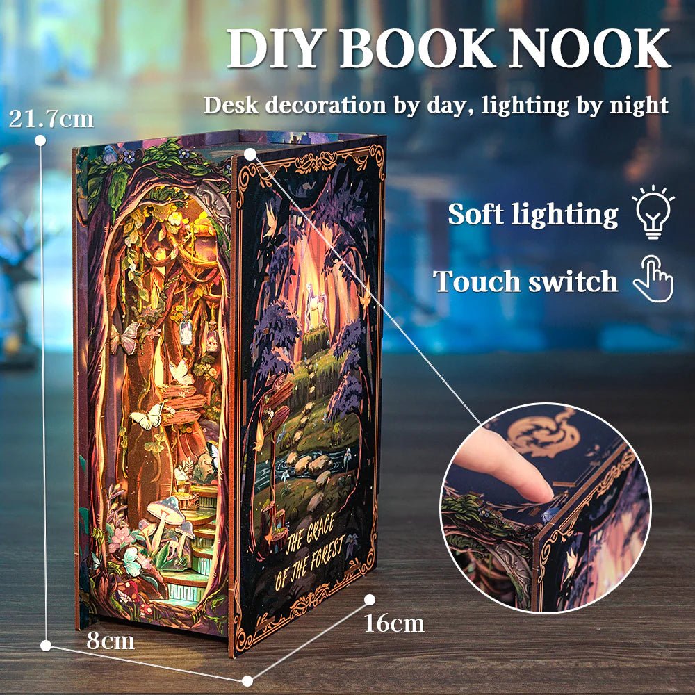 Explorers 3D Wooden Puzzle Bookend The Grace of The Forest - Explorers Gifts