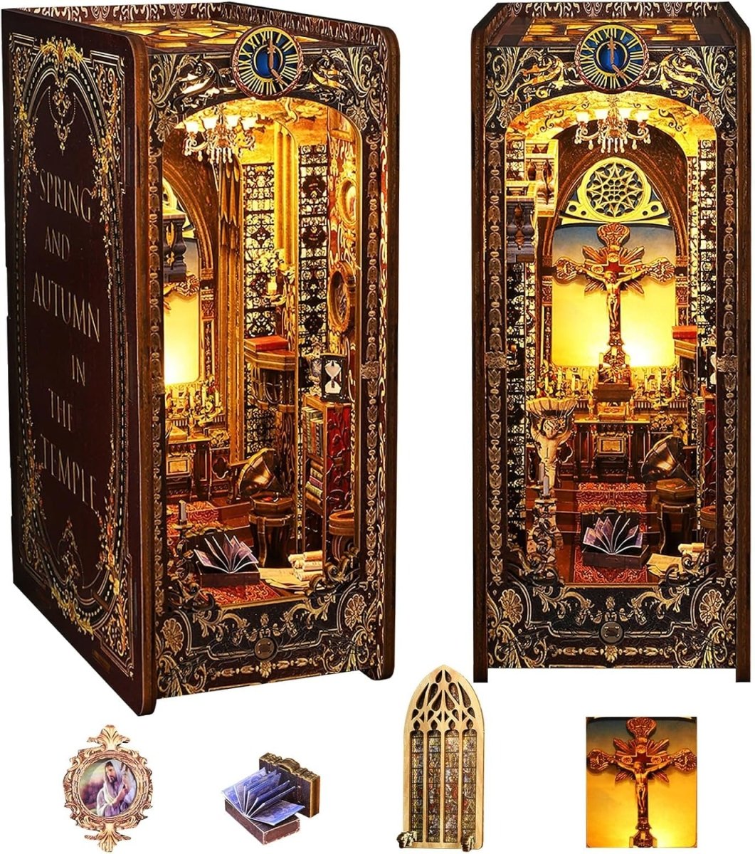 Explorers 3D Wooden Puzzle Bookend Church of The Covenant - Explorers Gifts
