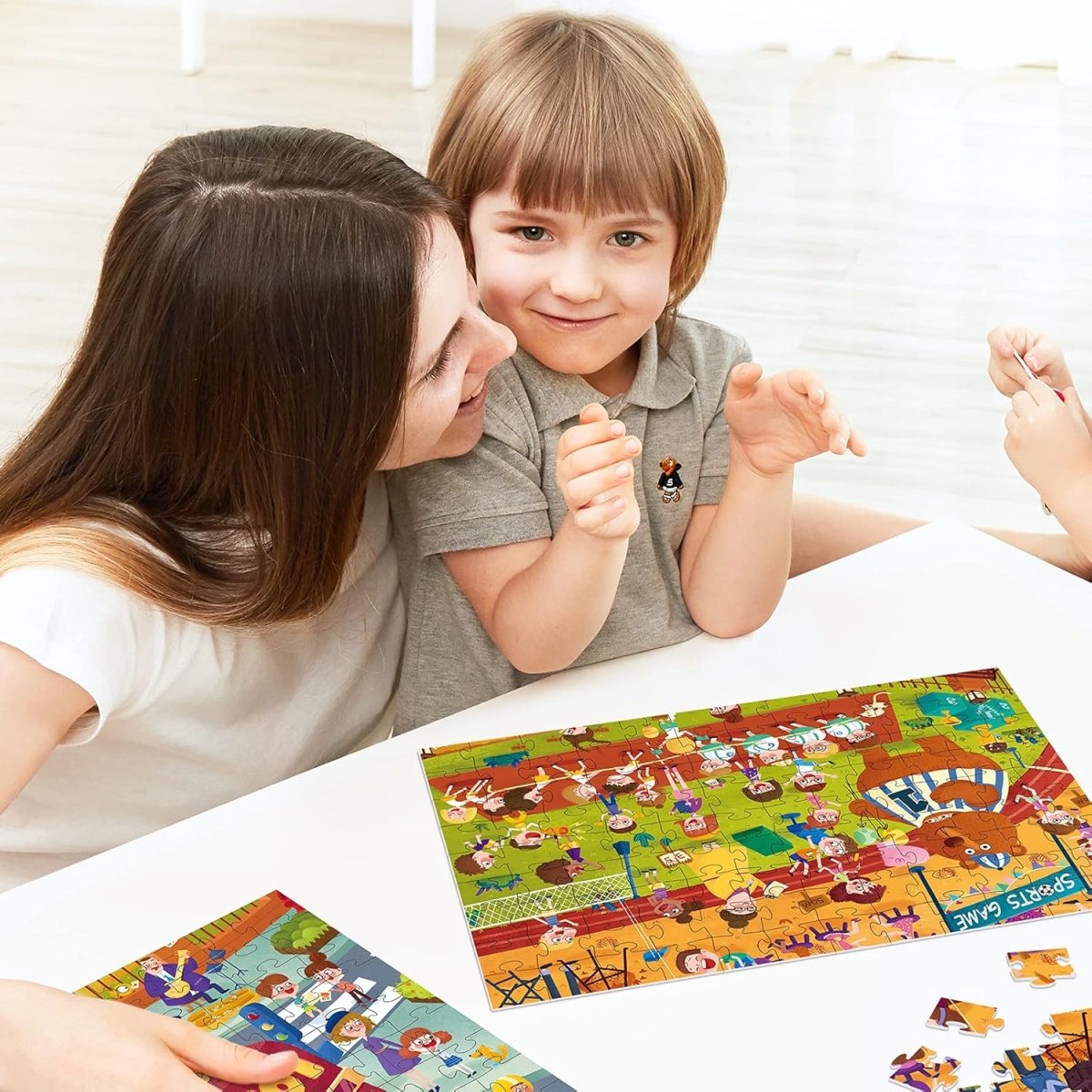 TOI World Campus Sports Leveled Puzzles 3 in 1 Progressive Puzzles Step 5 - Explorers Gifts