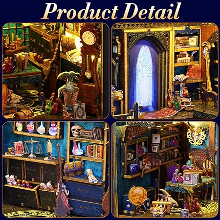 Explorers 3D Wooden Puzzle Bookend Magic Market 290 Pcs - Explorers Gifts
