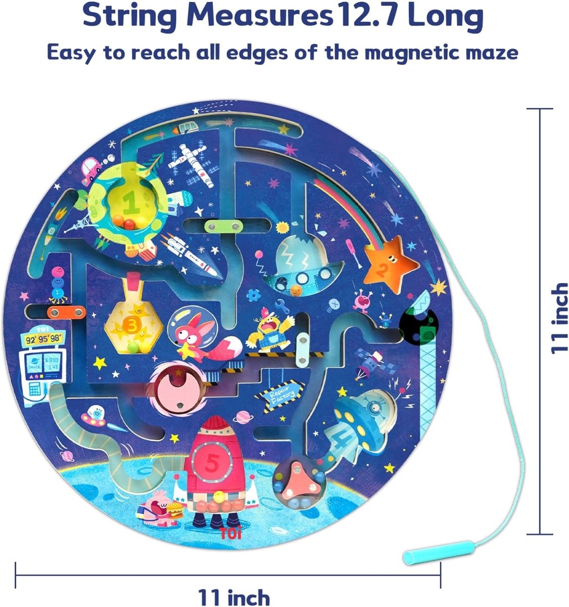 TOI World Magnetic MAZE Aerospace - Explorers Gifts