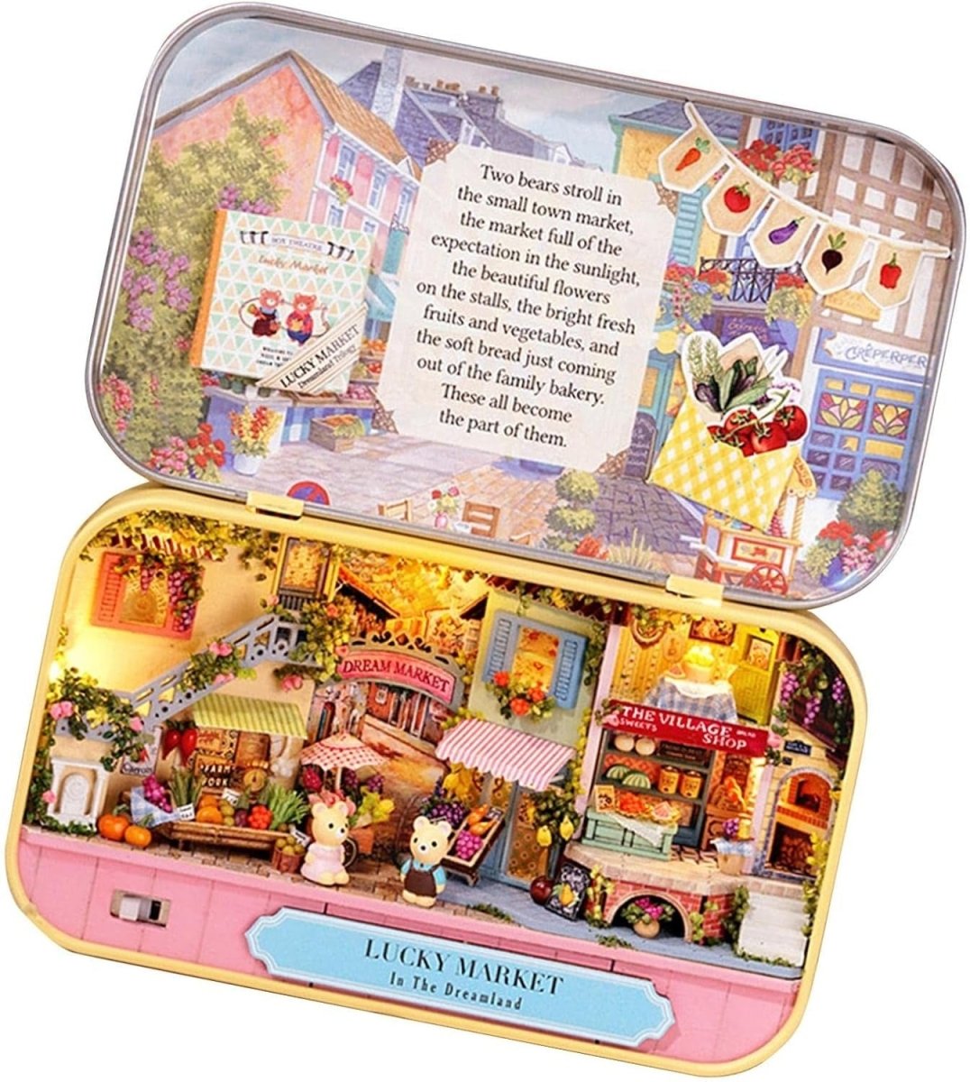 Explorers 3D Wooden Puzzle Box Lucky Market - Explorers Gifts