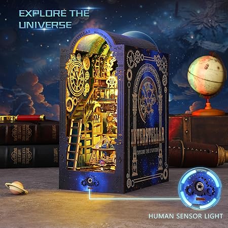 Explorers 3D Wooden Puzzle Bookend Interstellar 365 Pcs - Explorers Gifts