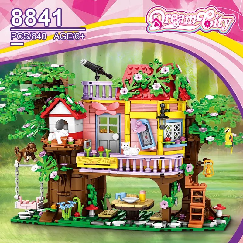 WOMA Dream City Bush Exploration Block Toys 840 Pcs - Explorers Gifts