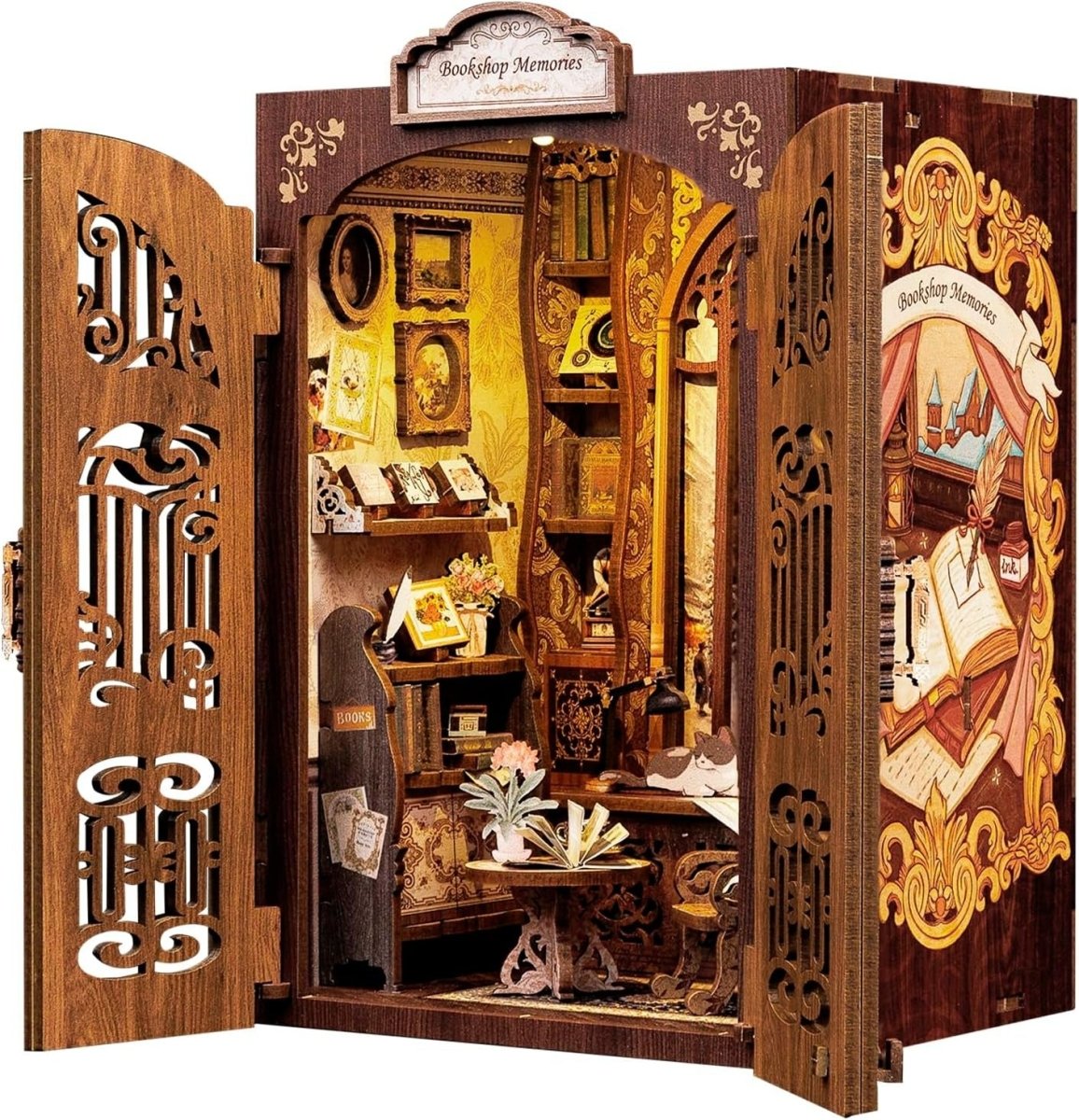Explorers 3D Wooden Puzzle Book Shop Memories 127 Pcs - Explorers Gifts