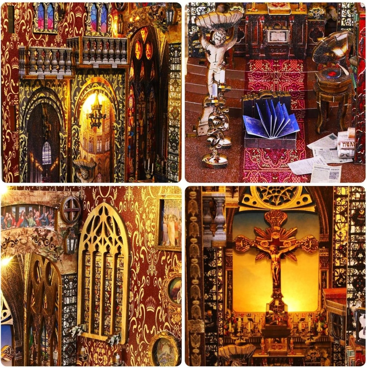 Explorers 3D Wooden Puzzle Bookend Church of The Covenant - Explorers Gifts